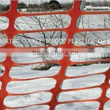 orange snow fence