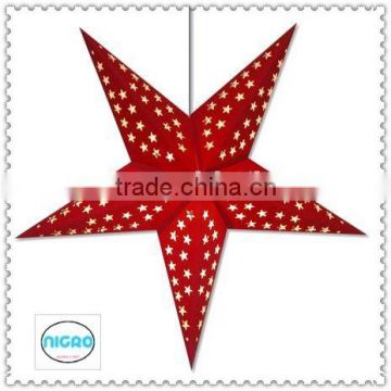 Holiday Paper Star Lampshade for party decoration