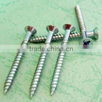 flat head stainless steel wood screw