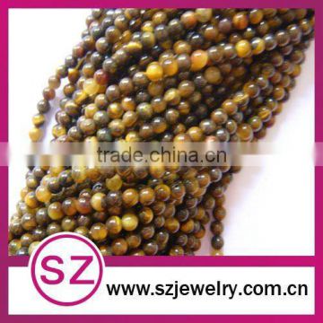 Hot real natural tiger eye beads Semi-precious Gemstone for sale