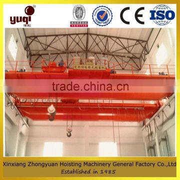 QB Explosion proof overhead traveling crane with double hook 20/5 ton