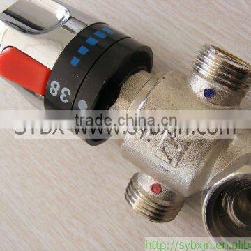 brass solar water heater thermostatic mixing valve