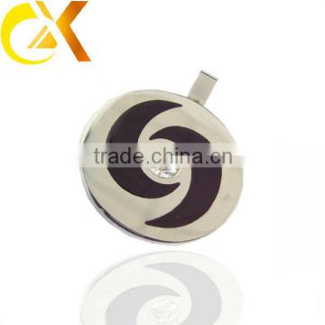 Fashion stainless steel enamel pendant with moon shape