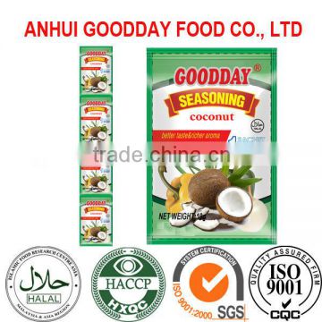 10g*12sachets*60roll coconut seasoning powder with cheap price