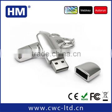 Low price wholesale costom logo mental usb flash drive