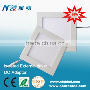 Factory wholesale SMD2835 Square Panel Led Lights 18W