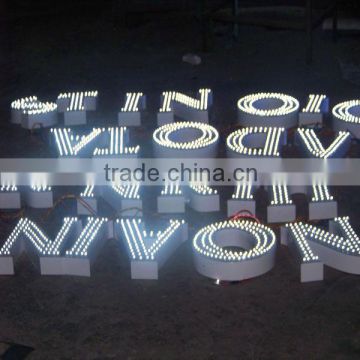 3d Chinese Custom Molded Light Up Letter Signs