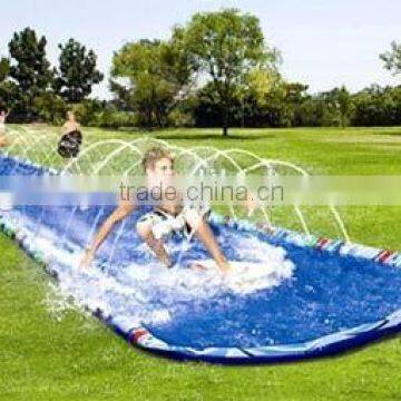 Spray inflatable garden water slide