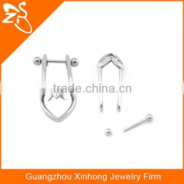 Wholesale 2016 fashion designs of nose rings high quality stainless nose body jewelry