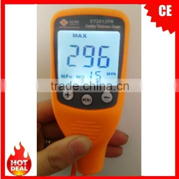 Magnetic induction and eddy current probe paint thickness gauges tester equipment