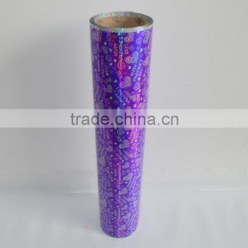 High Quality Protective Holographic PET Film ,Laser Film For Decoration