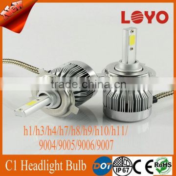 Car led headlight kit C1 COB led chip H13 double beam