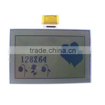 128X64 custom lcd glass prices with FSTN display mode