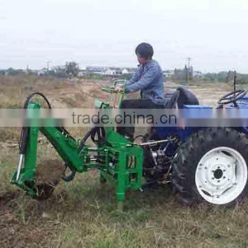 small garden side-shift tractor loader backhoe excavator
