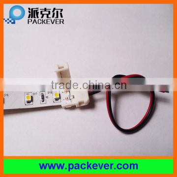 SMD 5050 LED strip wire connector, 2 pin one side with connectors