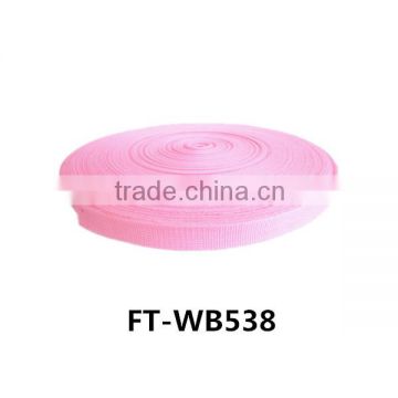 Common Pink Pure pp Webbing 1" with Vary Color FT-WB538