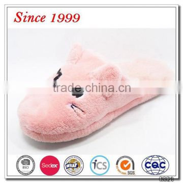 oem 2016 new design luxury indoor slipper velvet material cute animal slipper
