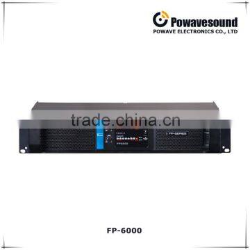FP-6000 powavesound quality audio amplifier 2ohm 4ohm 8ohm