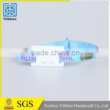 2016 Various Fabric RFID Wristbands for events with NFC chips