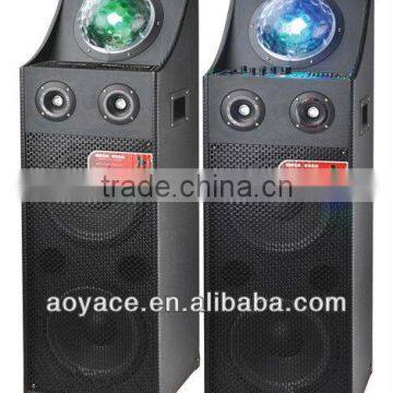 dual 10 speaker with lazer light SA-300A