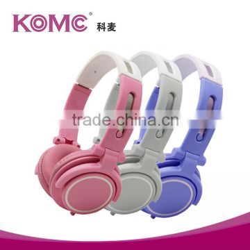 Cell Phone Headset, Over Ear Colorful Headphones With Mic,Comfortable Lightweight