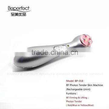 Handy device facial care system RF Ion cut down of fat beauty device