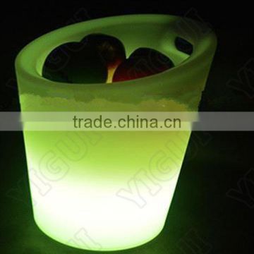 colourful waterproof led lighting up ice bucket for party