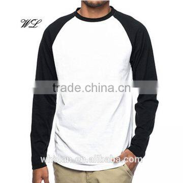 Latest Man t-shirt Blank Soccer Raglan 100% Cotton Bomber T-shirts