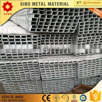 3mm thick 120g/m2 galvanized steel box bs1387 pre gi square tube