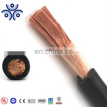 CE listed 25mm2 35mm2 50mm2 70mm2 copper 500amp welding cable