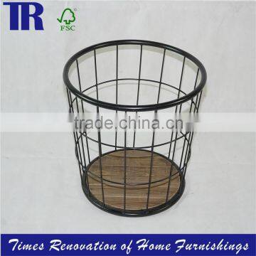round basket box,round steel tube box,old cedar bottom basket box