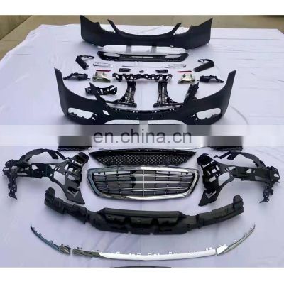 ABS PP material of auto body kits for Mercedes Benz S-class W222  2014-2020 low allocation upgrade to high allocation S450
