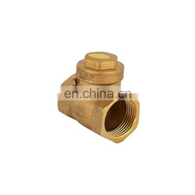 LIRLEE Durable Forged Brass Non Return Swing mini micro check valve