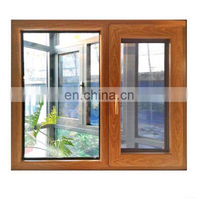 Luxury Aluminum alloy windows and doors thermal break profile  with double glazed glass