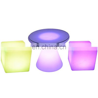 led seating mobile bar lumineux cubo led tables outdoor cube chair lighting up furniture