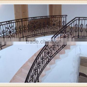 Customized wrought iron balcony railing