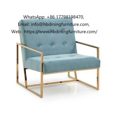 Upholstered armrest sofa chair