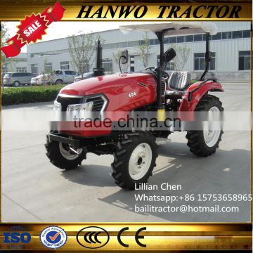 4WD 20-40hp cheap price farm tractor with sunshade