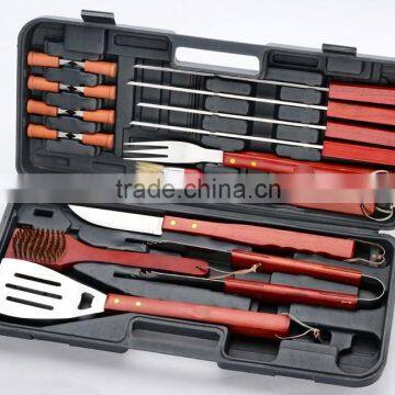 yangjiang factory manufacture stainless steel outdoor bbq tool set