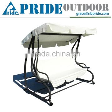 Entertainment Leisure High Quality Luxury Patio 3 Seat Adult Outdoor Garden Swing