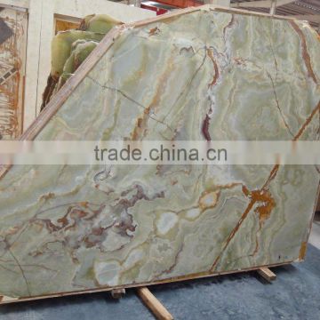 Green Onyx marble slab