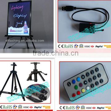 led writing board with romotion control,Retractable Tripod,CE and ROHS cetification