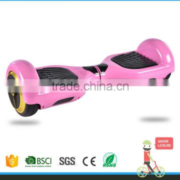 Ander leisure products CO,.ltd 2 wheel balancing electric scooter electric scoote pink colour