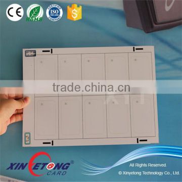 NTAG216 RFID Plastic Smart Card Inlay 2x5 Layout