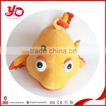 Custom made plush toy stuffed animile, orange toy dolphin, plush dolphin