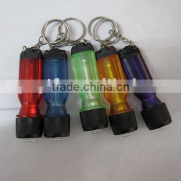 promotion led torch keychain