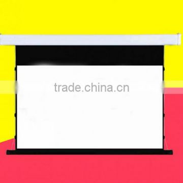 tab-tension motorized projection screen