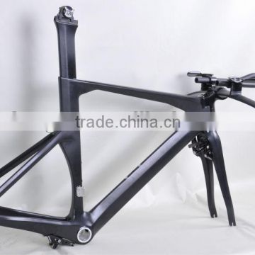 2014 newest fixed gear time trial bike frame,carbon triathlon bicycle frame,China carbon tt bike frame