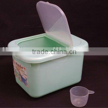 plastic kitchen rice box,rice bin,rice container with wheel
