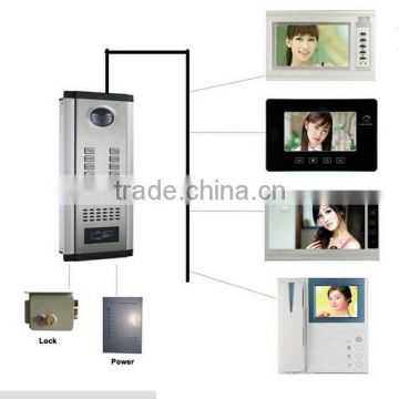 7 inch color wifi competition free videos video door phone for multi apartment